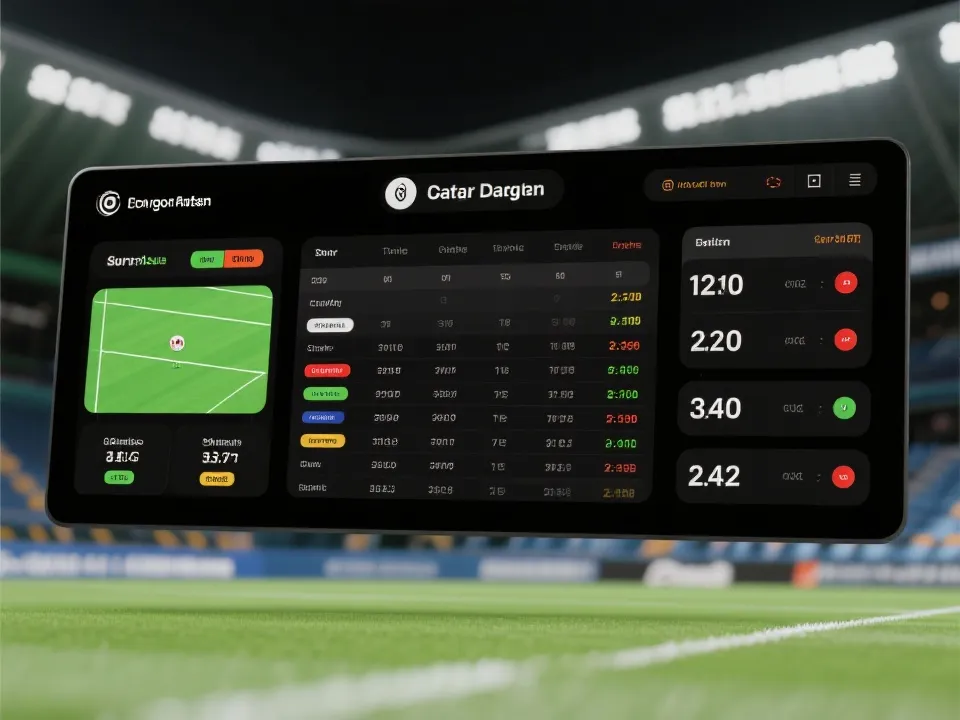 赛程与直播入口联动的体育信息面板示意图